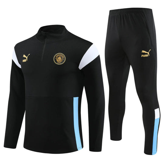 Manchester City 23/24  Long-sleeve Training Kit Black