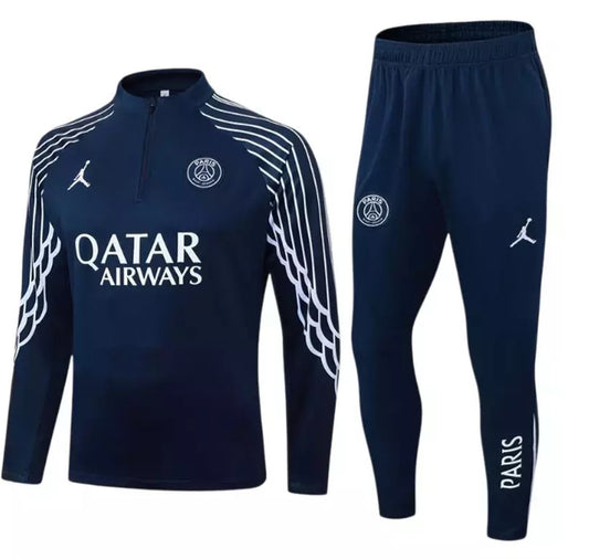Paris Saint-Germain PSG 24/25 Long-sleeve Training Kit Fourth Blue