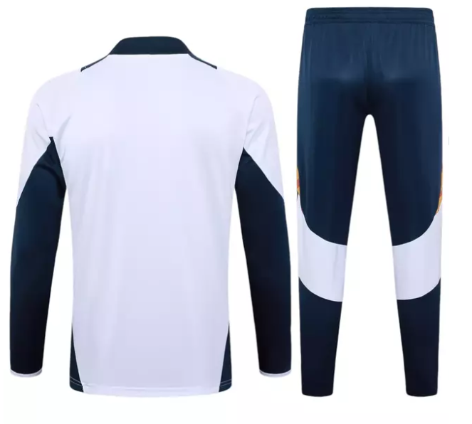 Real Madrid 24/25 Long-sleeve Training Kit White