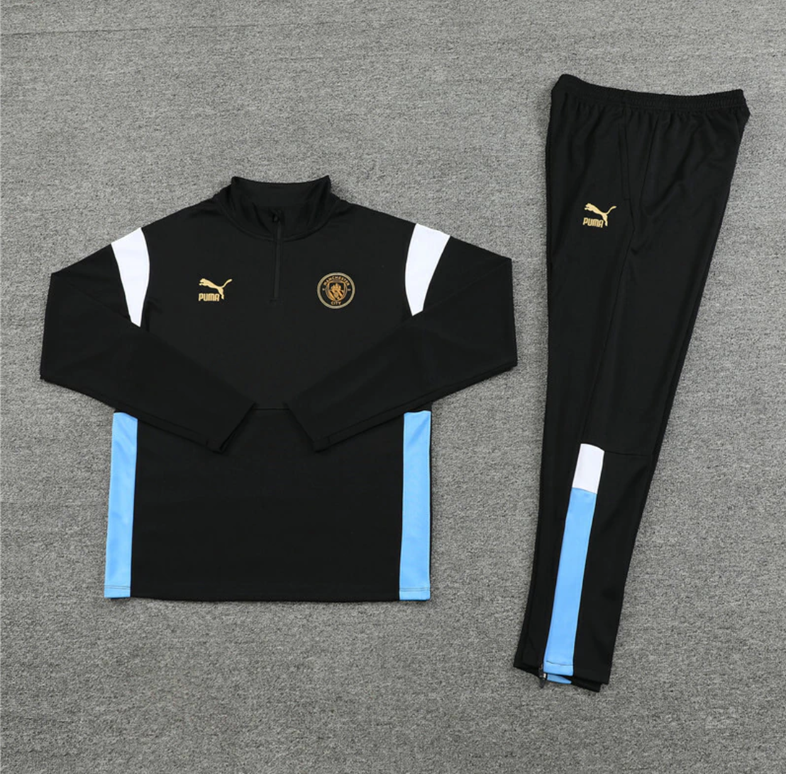 Manchester City 23/24  Long-sleeve Training Kit Black