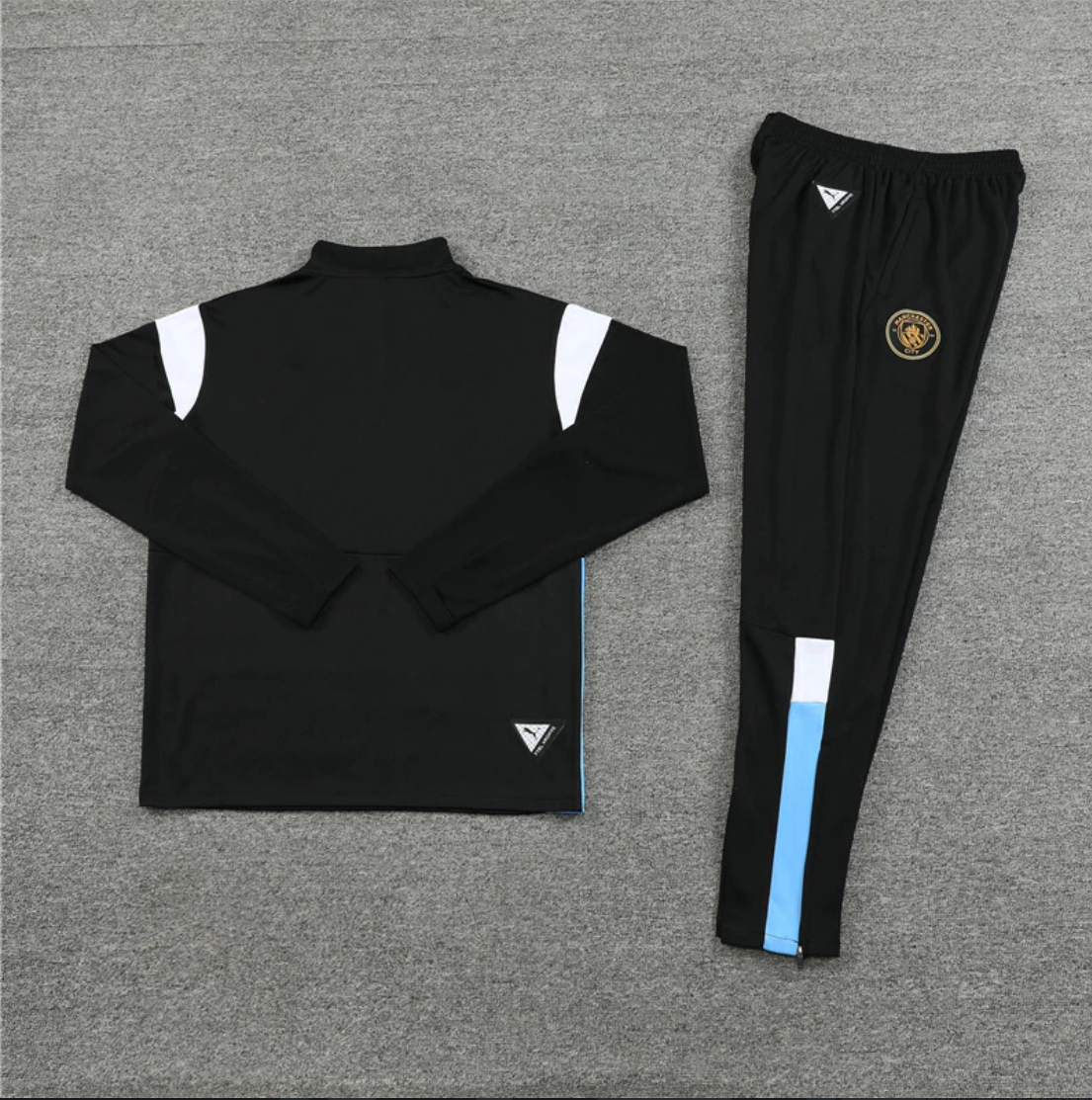 Manchester City 23/24  Long-sleeve Training Kit Black