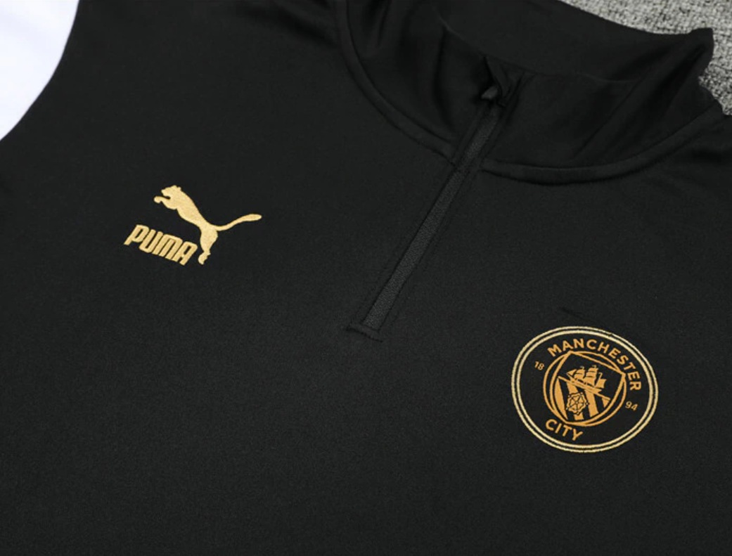 Manchester City 23/24  Long-sleeve Training Kit Black