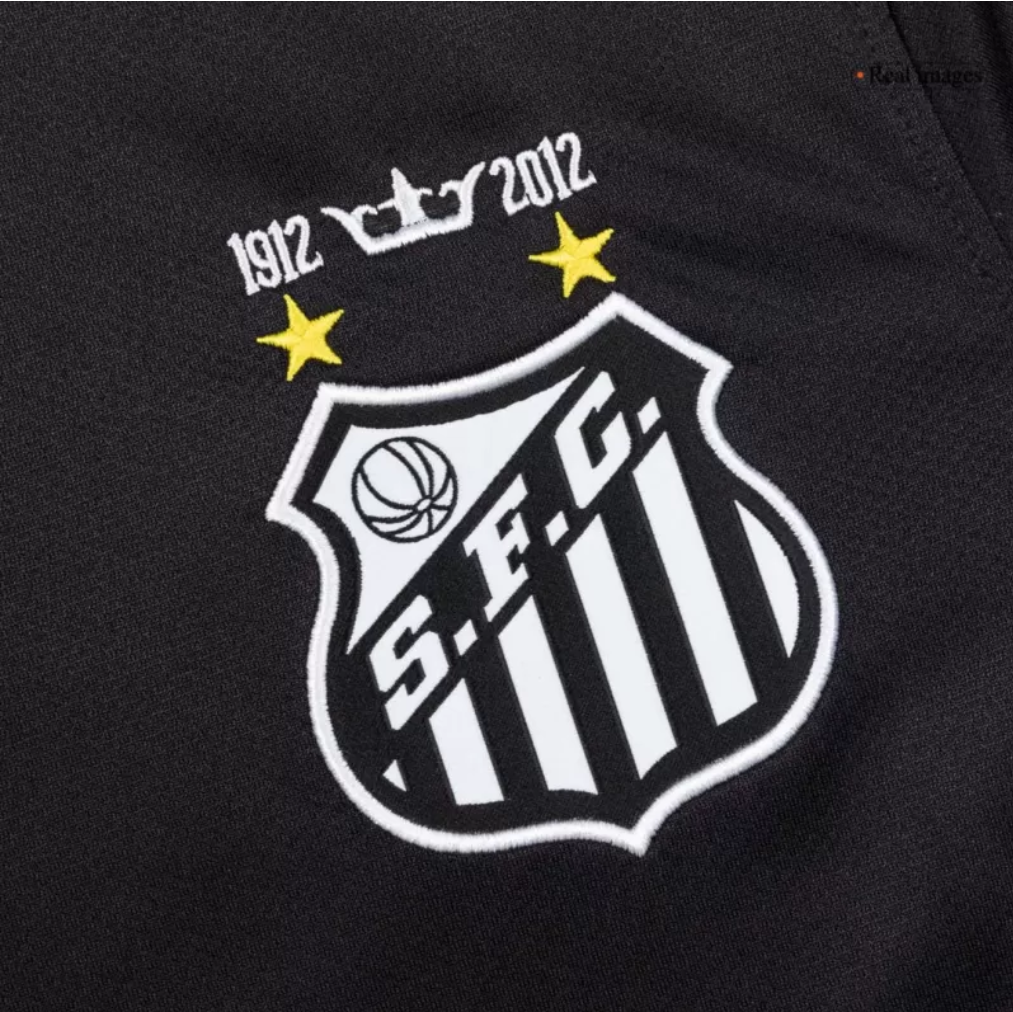 Santos 11/12 Away Jersey Black - Fan version