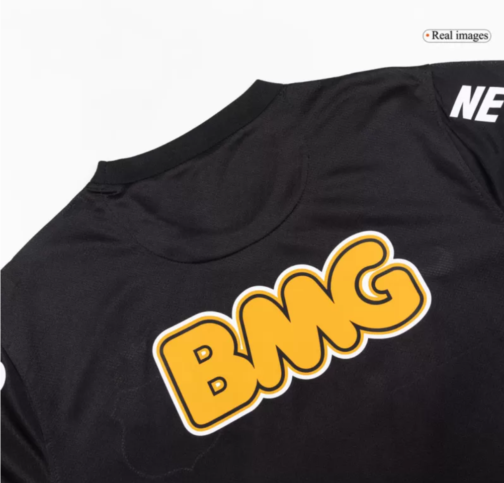 Santos 11/12 Away Jersey Black - Fan version